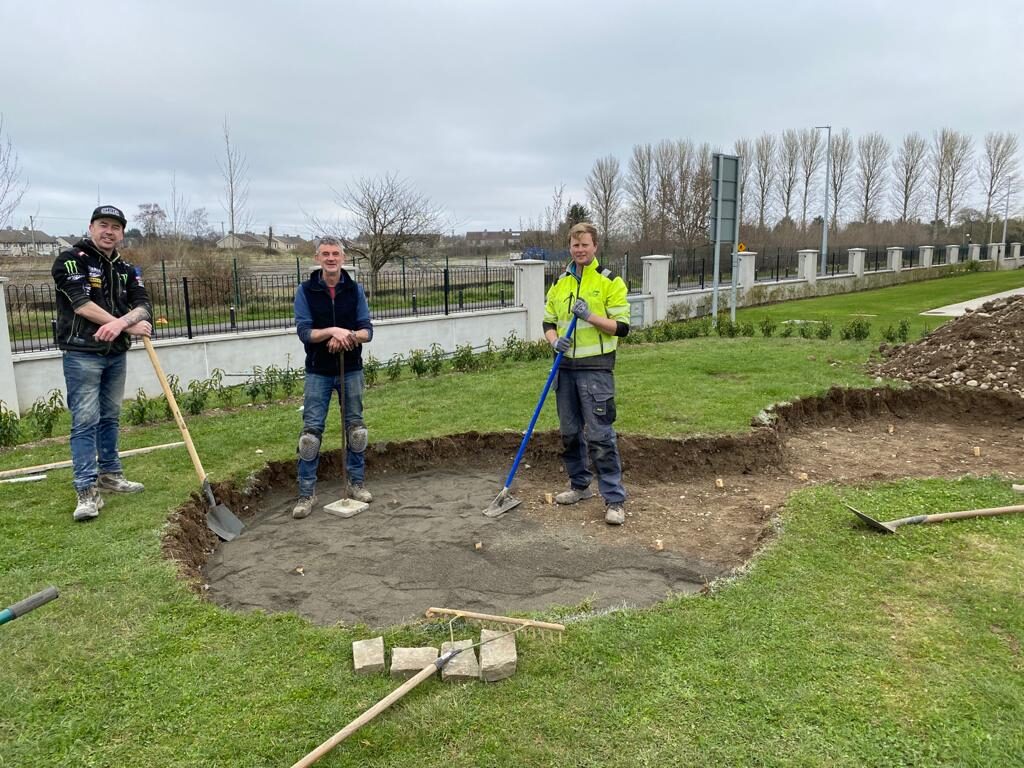 19th March - Work on the Pond Commences